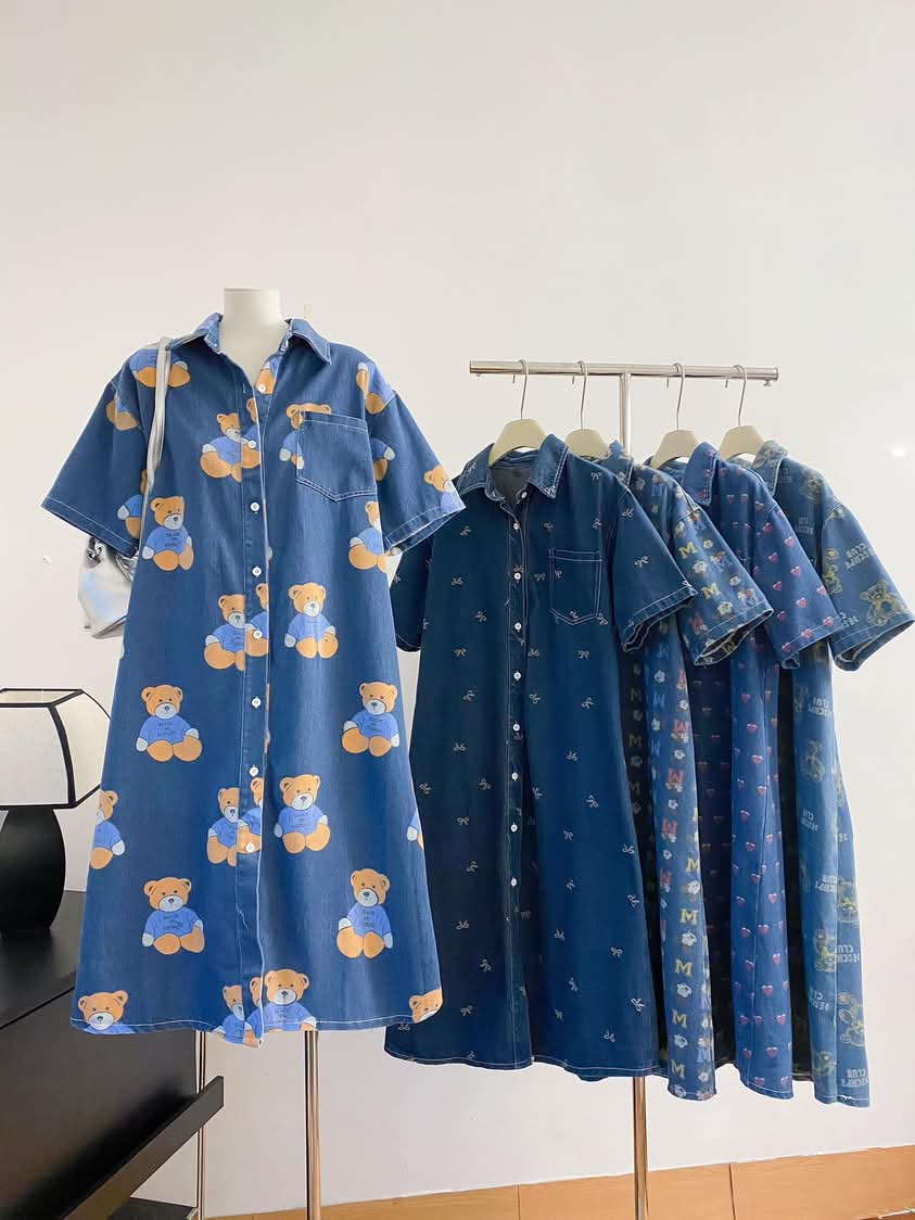 Bear Denim Dress