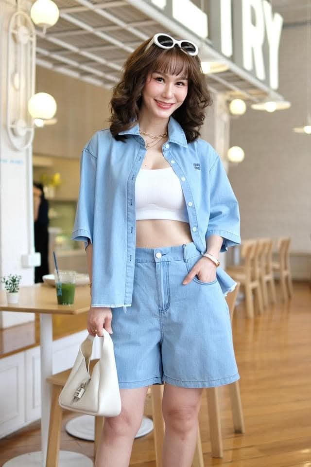Sadie Denim Terno